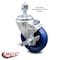 Service Caster 4 Inch Solid Polyurethane Wheel Swivel 12mm Threaded Stem Caster with Brake SCC-TS20S414-SPUS-TLB-M1215 - alternate 3